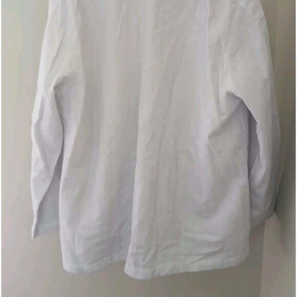 New Focus Casual Life Waffle Textured Jacket Size Large Purple Lagenlook Artsy - Picture 9 of 9